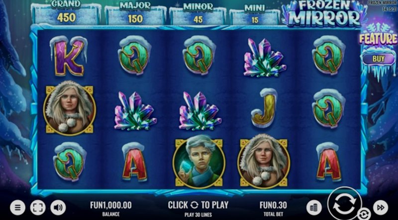 Играть Frozen Mirror от Platipus в казино 1Win