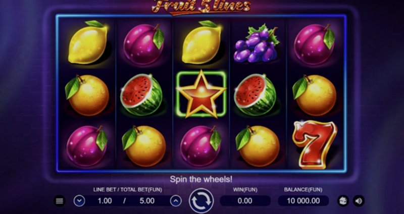 Играть Fruit 5 Lines от Zillion в казино 1Win