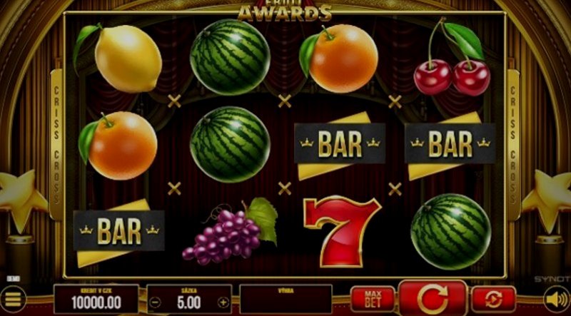 Играть Fruit Awards от Synot в казино 1Win