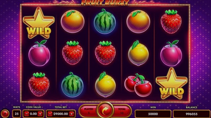 Играть Fruit Burst от Netgame в казино 1Win