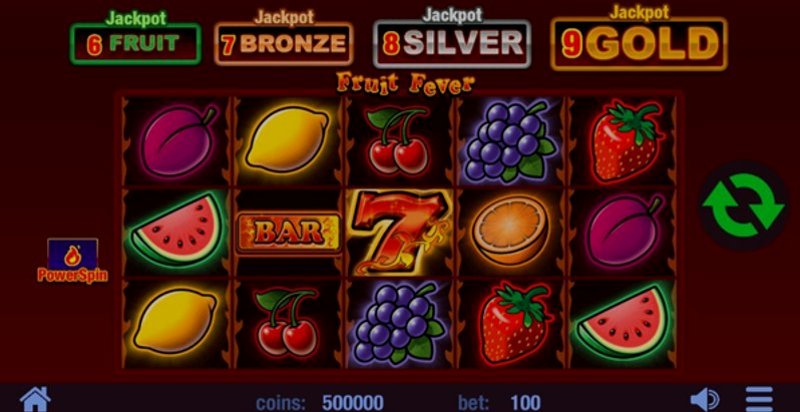 Играть Fruit Fever от Swintt в казино 1Win