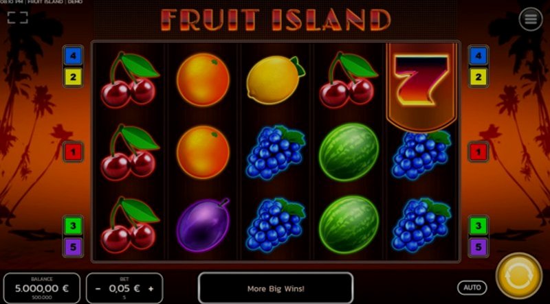 Играть Fruit Island от Fazi в казино 1Win