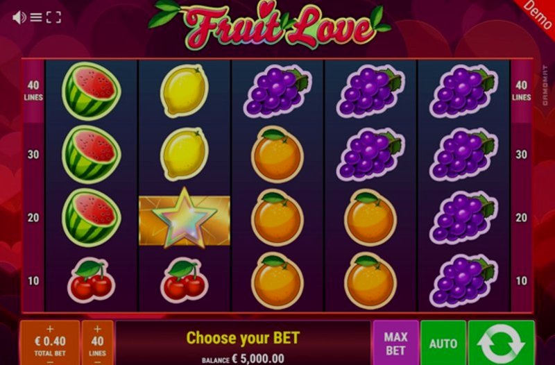 Играть Fruit Love от Gamomat в казино 1Win