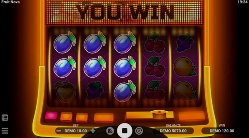 Играть Fruit Nova от Evoplay в казино 1Win