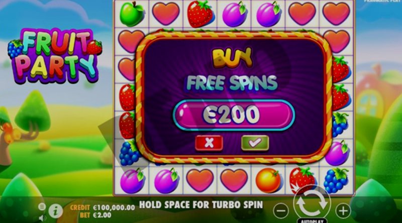 Играть Fruit Party от Pragmatic в казино 1Win