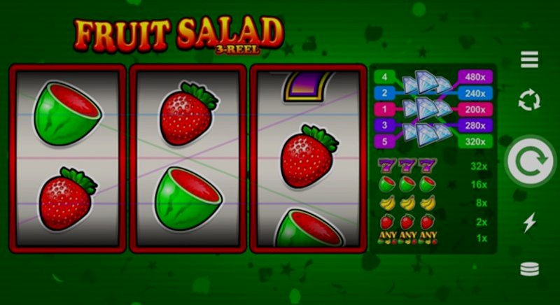 Играть Fruit Salad от Games Global в казино 1Win