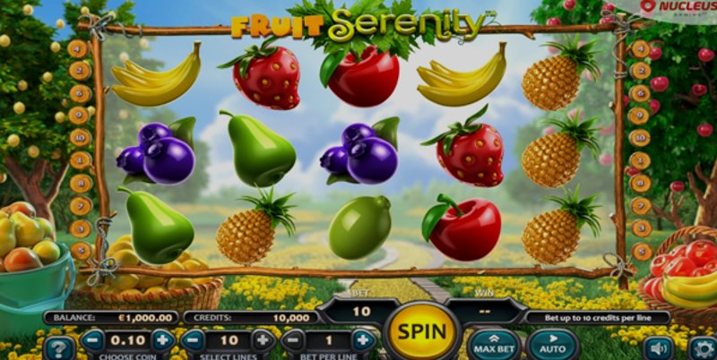 Играть Fruit Serenity от Nucleus Gaming в казино 1Win