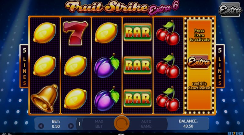 Играть Fruit Strike: Extra 6 от Bet2tech в казино 1Win