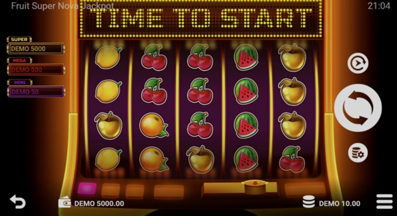 Играть Fruit Super Nova Jackpot от Evoplay в казино 1Win