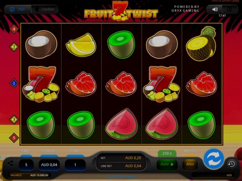 Играть Fruit Twist от Oryx в казино 1Win