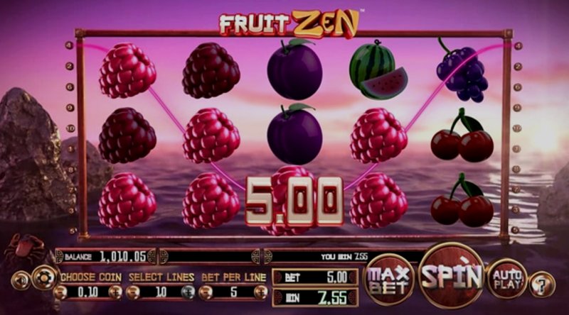 Играть Fruit Zen от Betsoft в казино 1Win