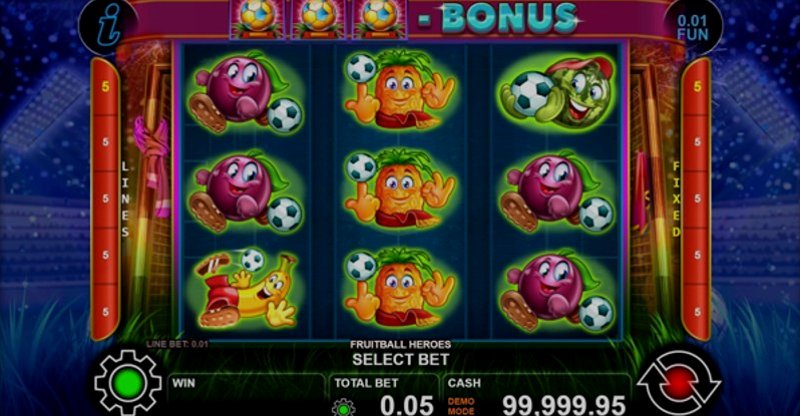Играть Fruitball Heroes от Ct Interactive в казино 1Win