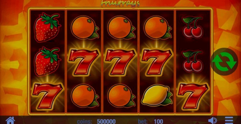 Играть Fruitrays от Swintt в казино 1Win