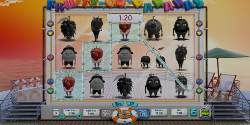 Играть Fruits Go Bananas от Wazdan в казино 1Win
