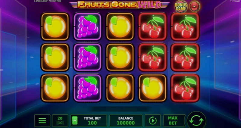 Играть Fruits Gone Wild от Stakelogic в казино 1Win
