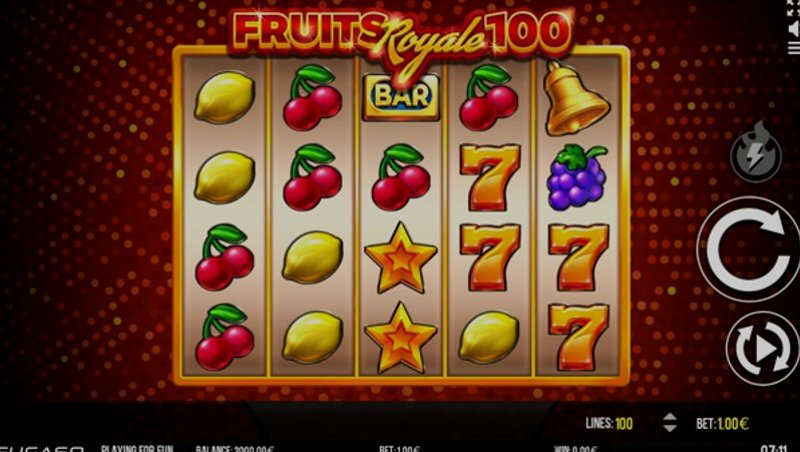 Играть Fruits Royale от Fugaso в казино 1Win