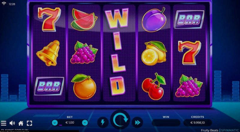 Играть FRUITY BEATS от Spinmatic в казино 1Win