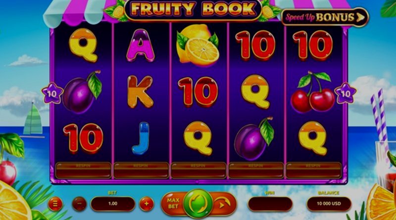 Играть Fruity Book от Onlyplay в казино 1Win