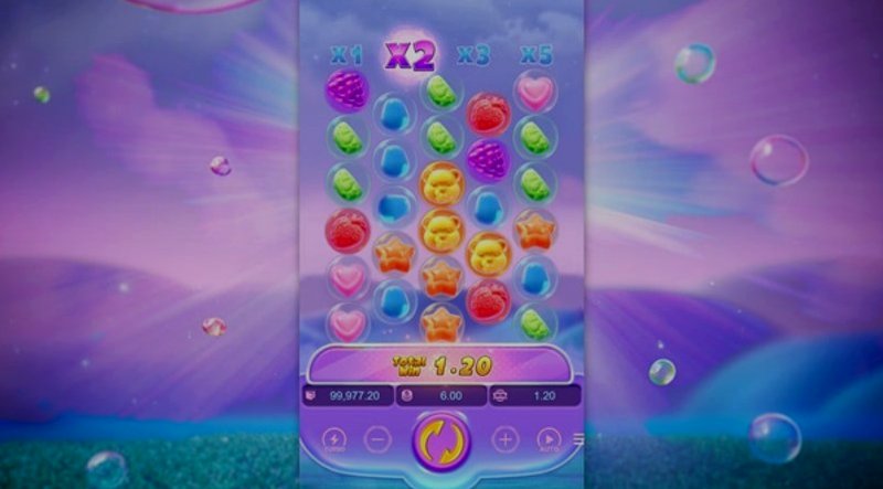 Играть Fruity Candy от Pgsoft в казино 1Win