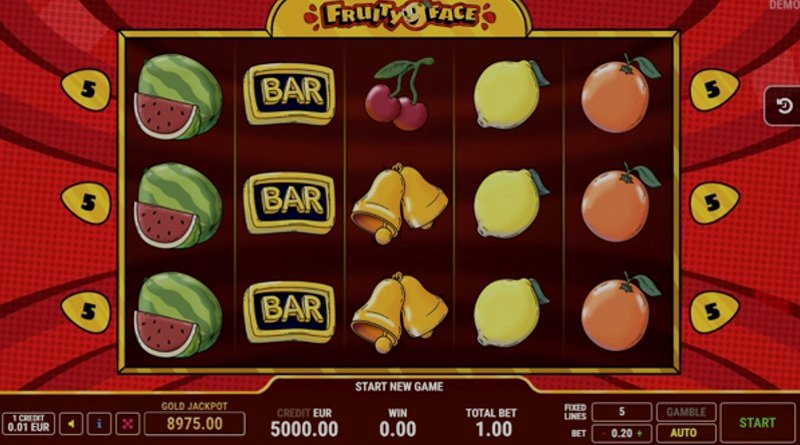 Играть Fruity Face от Fazi в казино 1Win