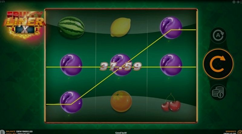 Играть Fruityliner X от Mancala Gaming в казино 1Win