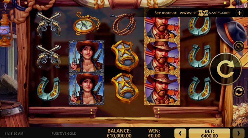 Играть Fugitive Gold от High5 в казино 1Win