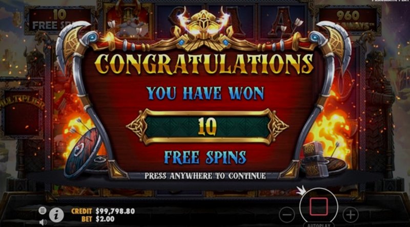 Играть Fury of Odin Megaways от Pragmatic в казино 1Win