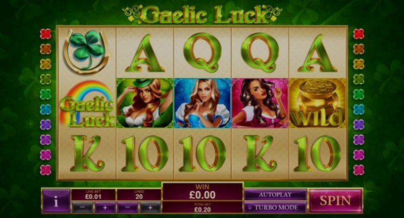 Играть Gaelic Luck от Playtech в казино 1Win