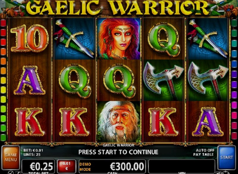 Играть Gaelic Warrior от Ct Interactive в казино 1Win