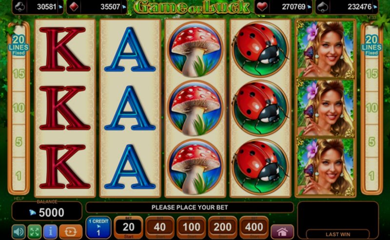 Играть Game of Luck от Amusnet Interactive в казино 1Win