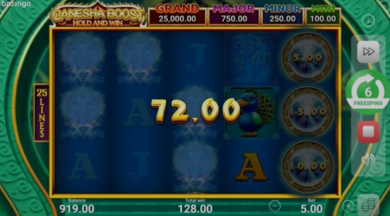 Играть Ganesha Boost от Booongo в казино 1Win