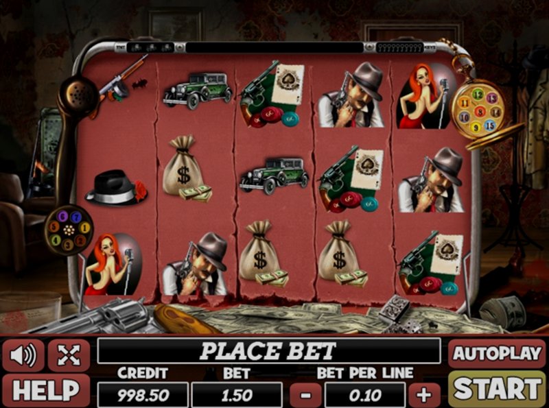 Играть Gangster City от Play Pearls в казино 1Win