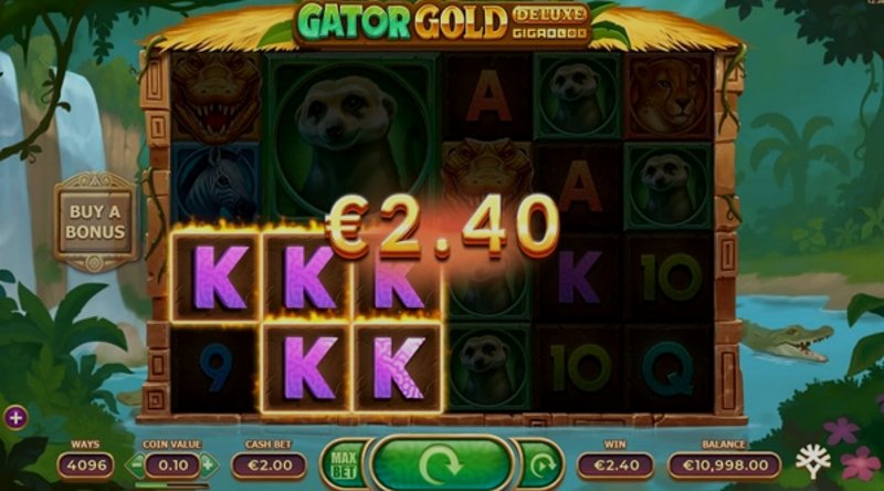 Играть Gator Gold Deluxe Gigablox от Yggdrasil в казино 1Win