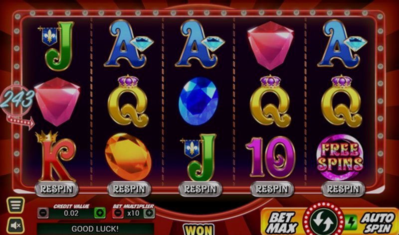 Играть Gem Riches от Swintt в казино 1Win