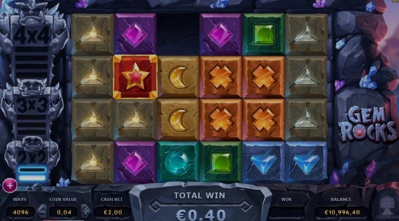 Играть Gem Rocks от Yggdrasil в казино 1Win