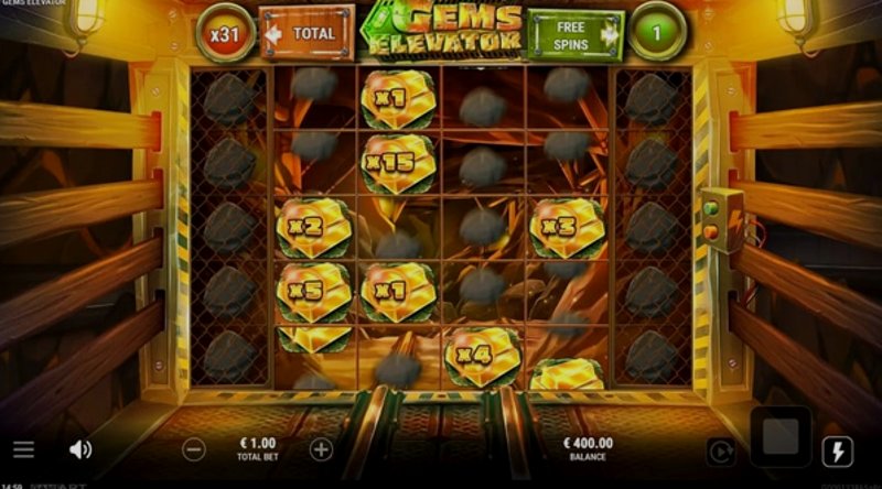 Играть Gems Elevator от Gameart в казино 1Win