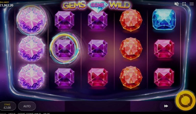 Играть Gems Gone Wild от Red Tiger в казино 1Win