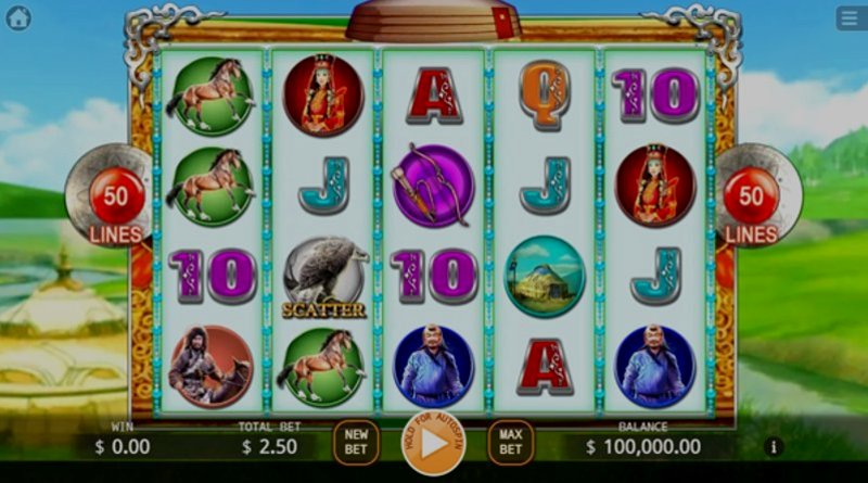 Играть Genghis Khan от Kagaming в казино 1Win