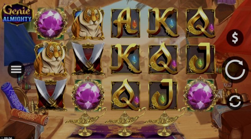 Играть Genie Almighty от Playzido в казино 1Win