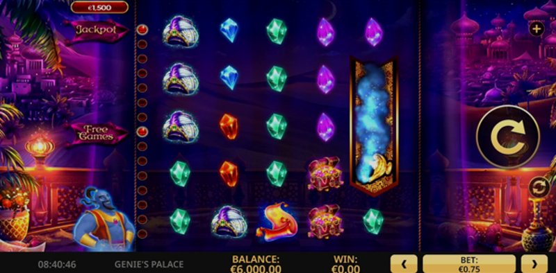 Играть Genies Palace от High5 в казино 1Win