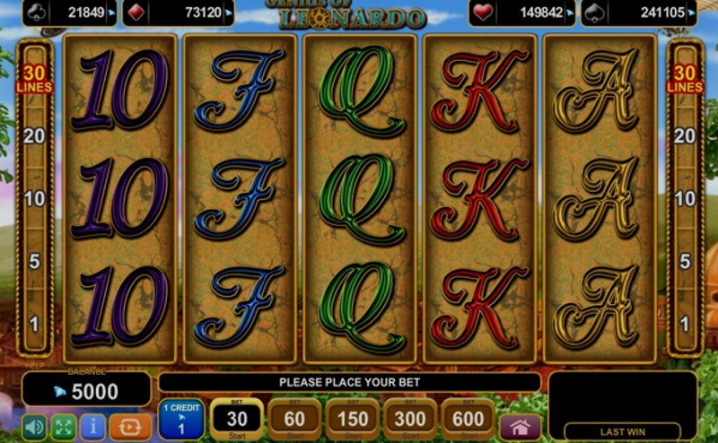 Играть Genius of Leonardo от Amusnet Interactive в казино 1Win