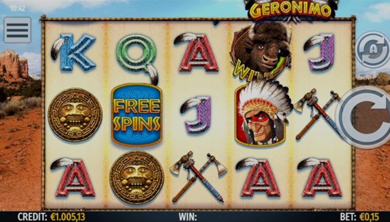 Играть Geronimo от Worldmatch в казино 1Win