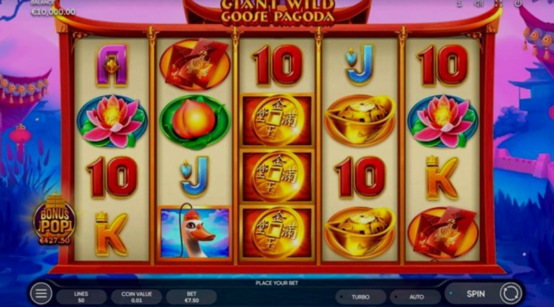 Играть Giant Wild Goose Pagoda от Endorphina в казино 1Win