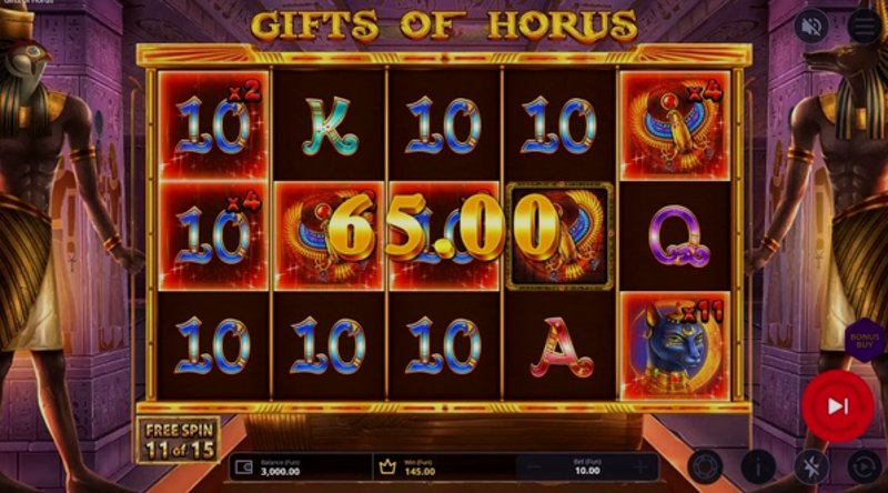 Играть Gifts of Horus от Onetouch в казино 1Win
