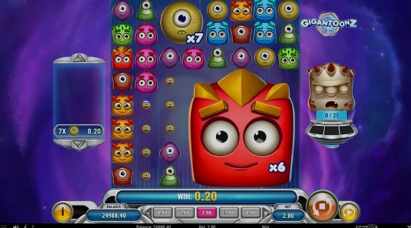 Играть Gigantoonz от Playn Go в казино 1Win