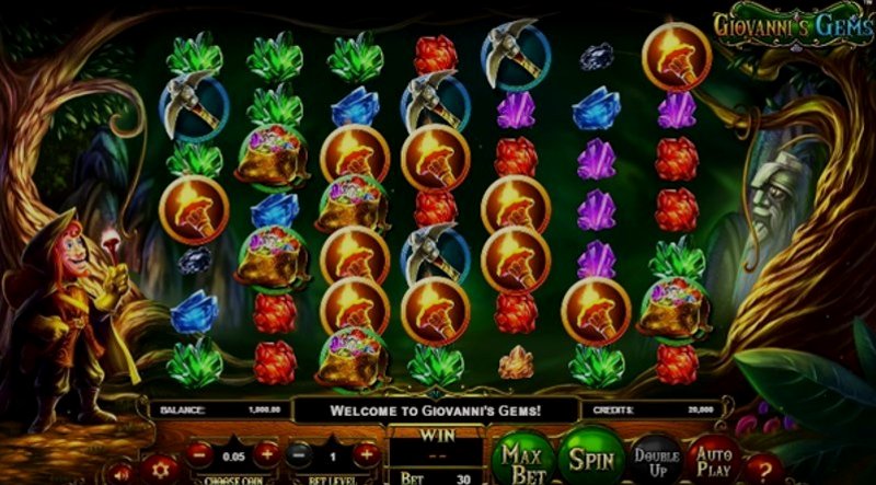 Играть Giovannis Gems от Betsoft в казино 1Win