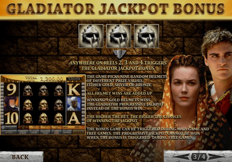 Играть Gladiator Jackpot от Playtech в казино 1Win