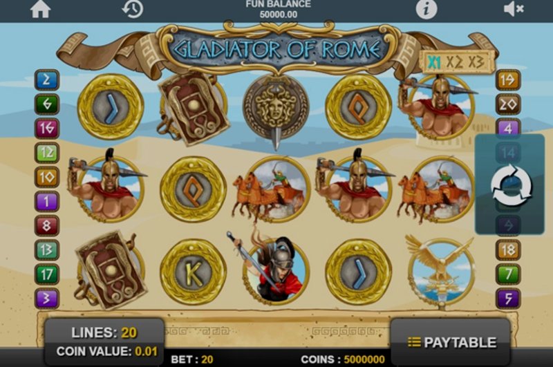 Играть Gladiator of Rome от 1x2gaming в казино 1Win