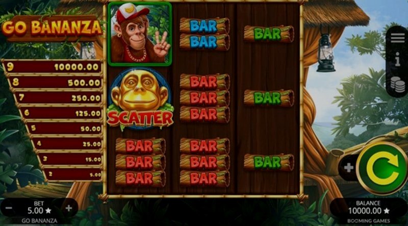 Играть Go Bananza от Booming в казино 1Win