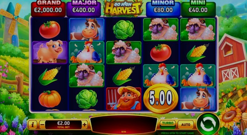 Играть Go High Harvest от Rubyplay в казино 1Win